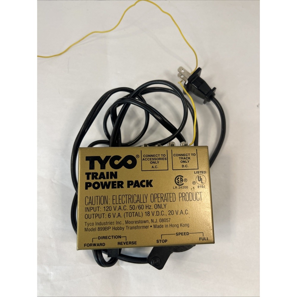 Tyco HO Train Electric Power Pack.‎ No. 899BP Untested